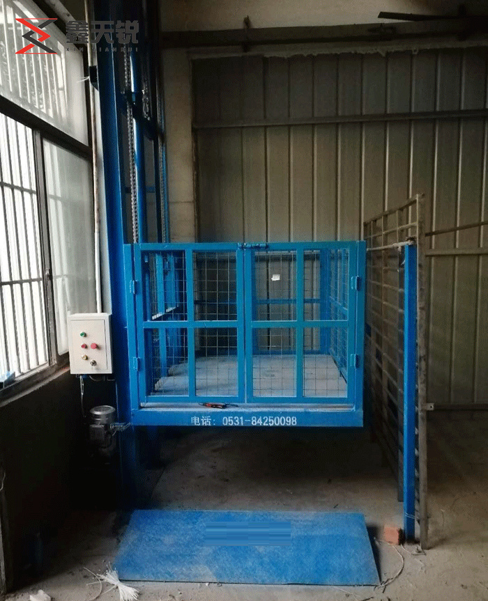 七台河单轨单缸导轨式升降机